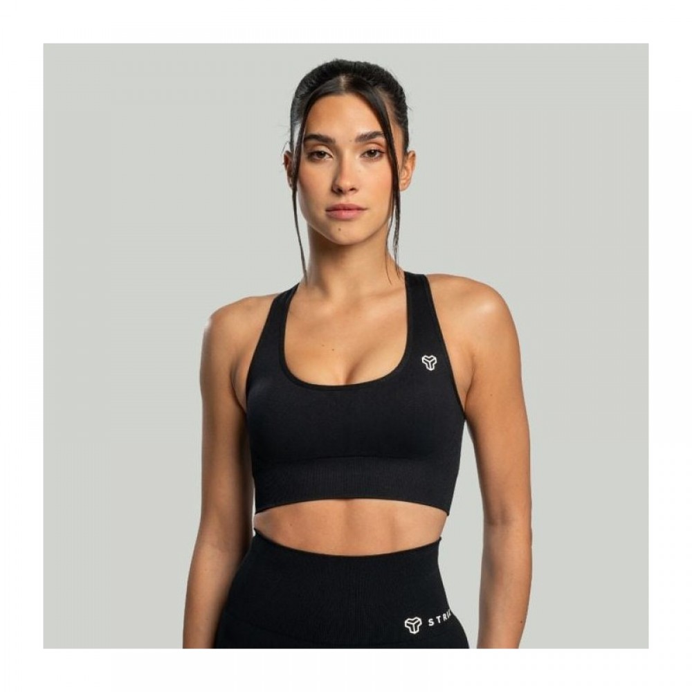 Sportovní podprsenka Seamless Black - STRIX 