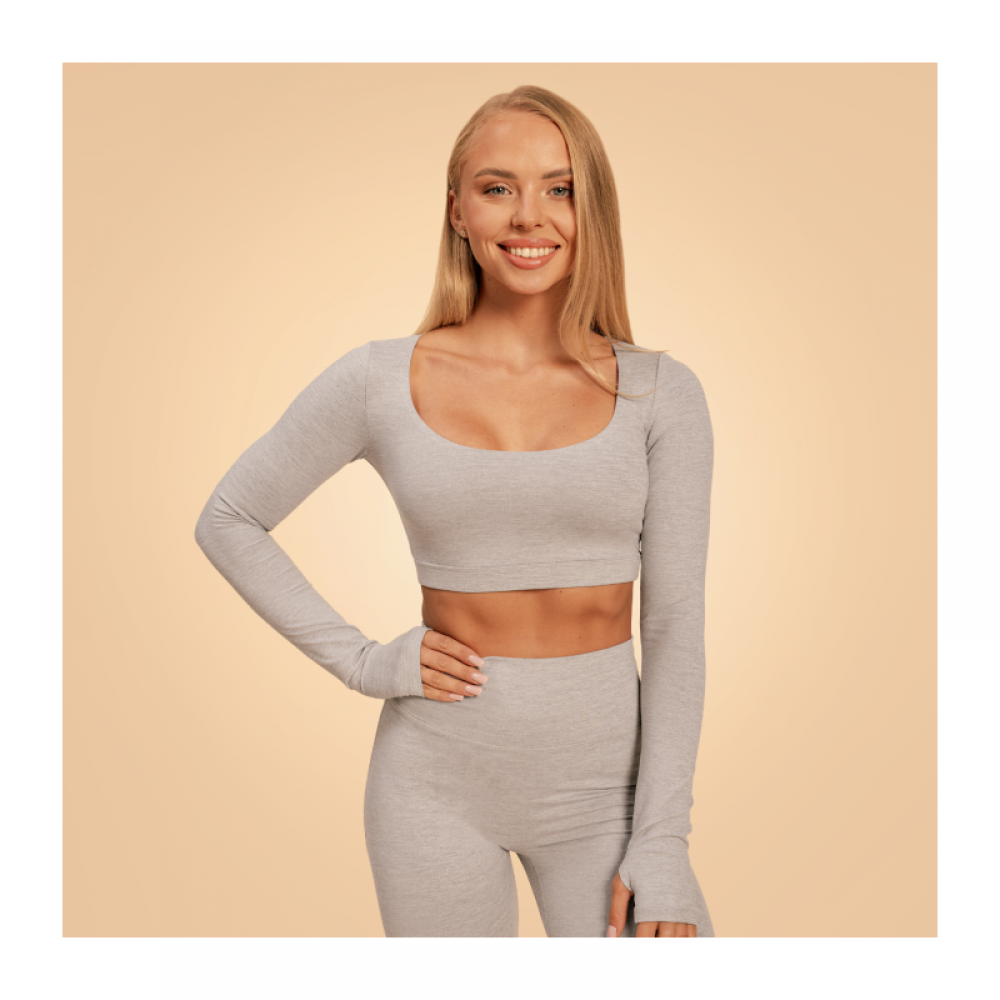 Dámský sportovní top Sense Grey - Beastpink 