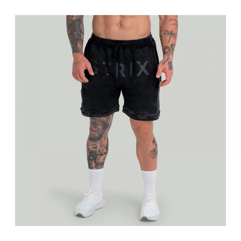 Šortky Washed Black - STRIX 