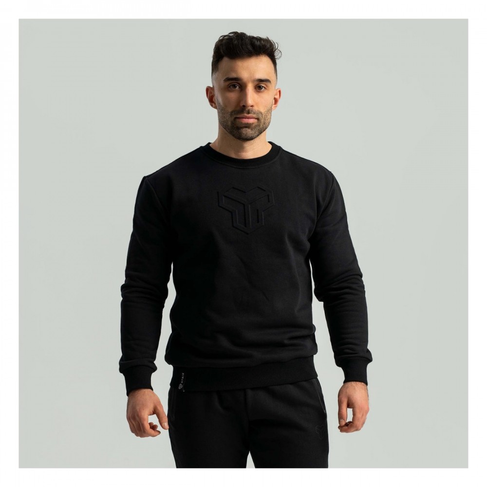 Mikina Embossed Black - STRIX 