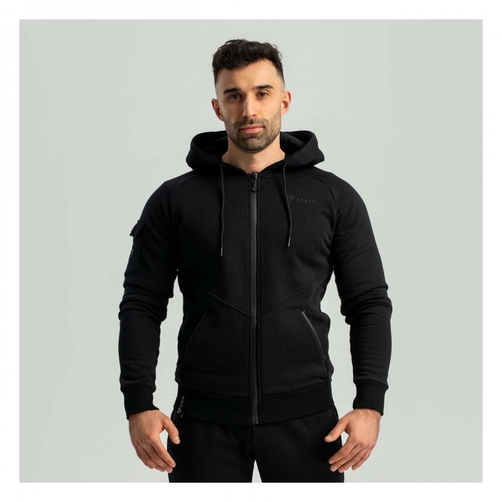 Mikina se zipem Nova Black - STRIX 