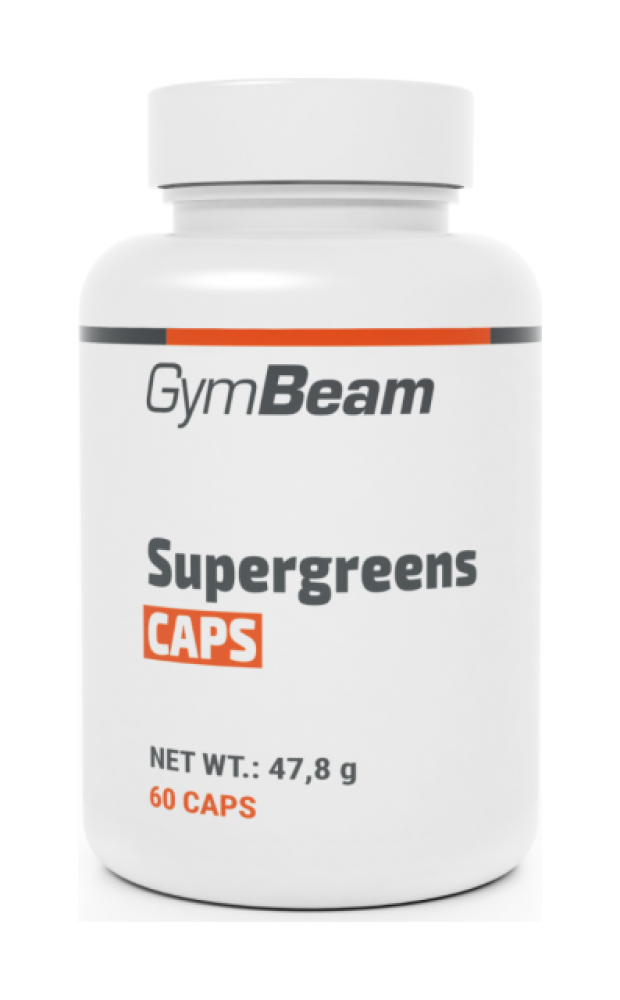 Supergreens CAPS - Gymbeam 60 kaps.