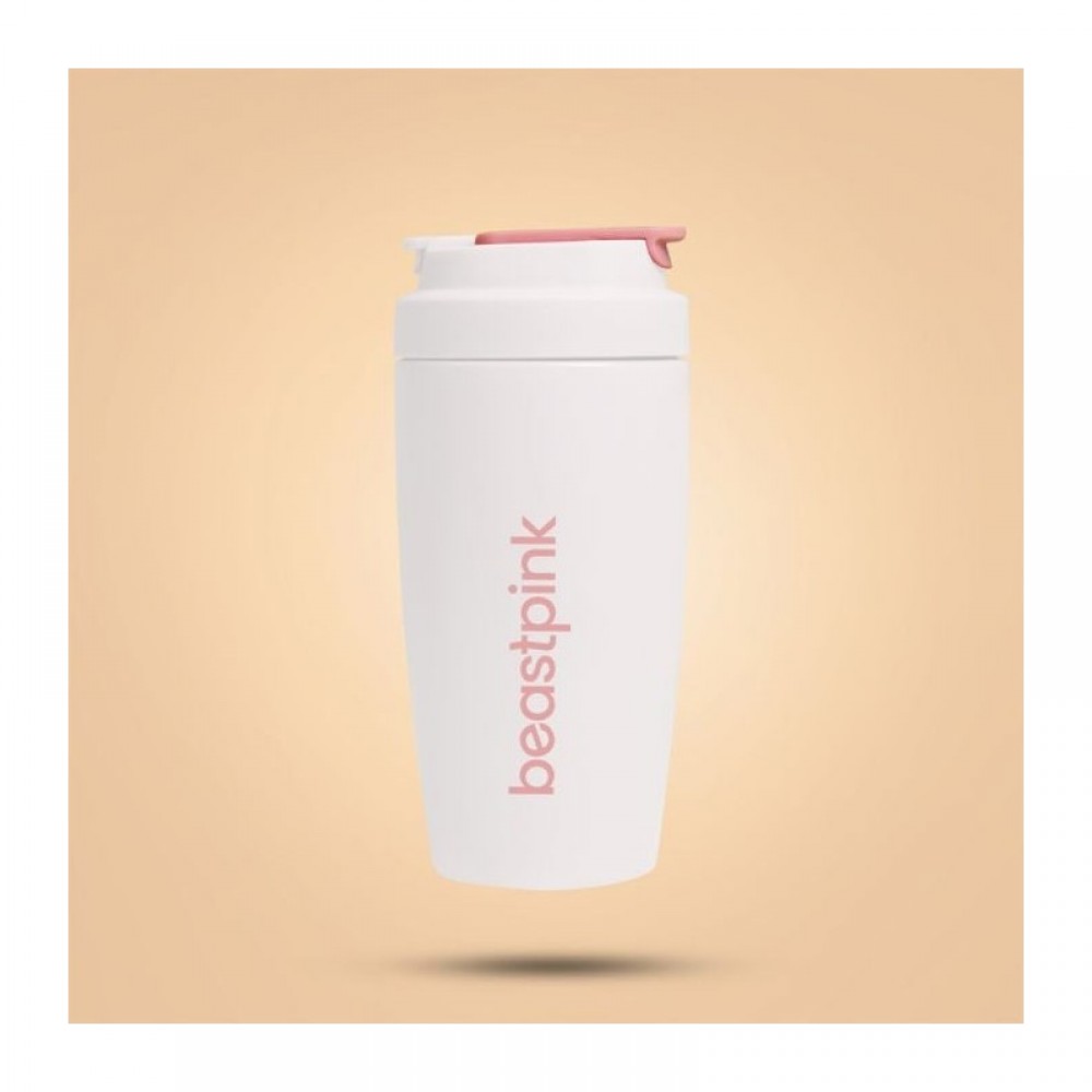Termohrnek 500 ml White - BeastPink 