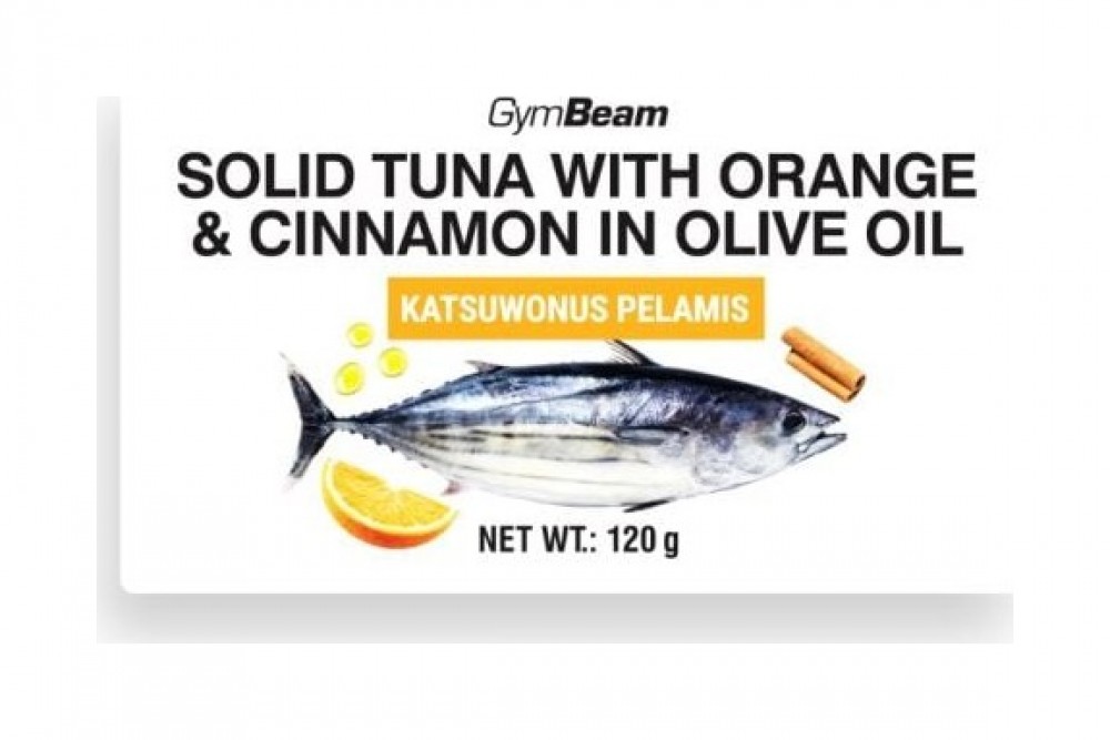 Tuňák v olivovém oleji s pomerančem a skořicí 120 g