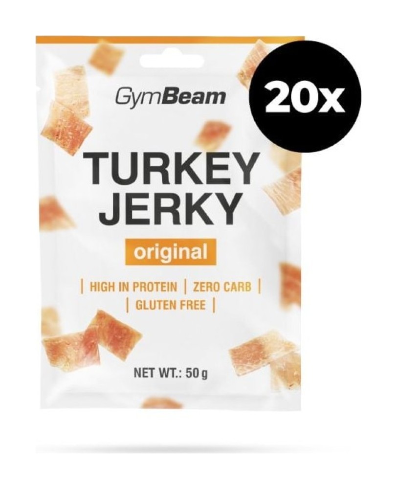 Sušené maso Turkey Jerky 20 x 50 g