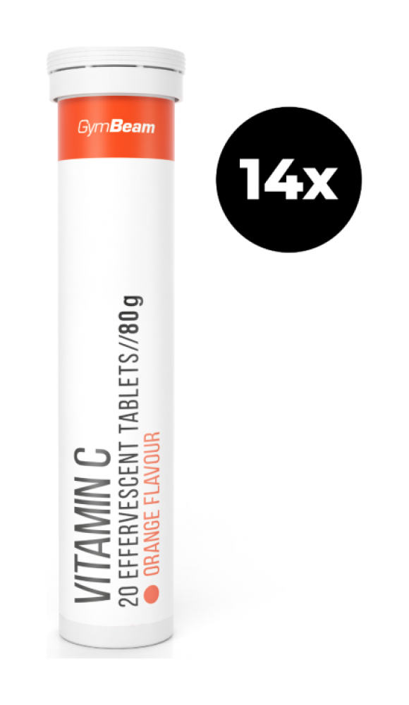 Vitamín C 1000 mg šumivý 14 x 20 tab