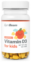 Vitamín D3, tablety na cucání pro děti 400 IU 120 tbl 