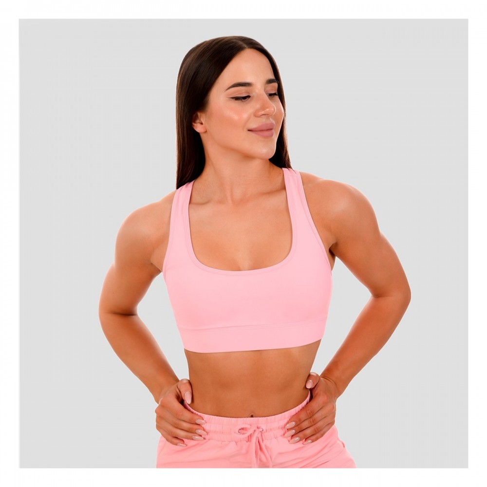 Sportovní podprsenka Mesh Panel pink 