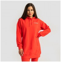 Dámská Longline mikina Limitless Hot Red  