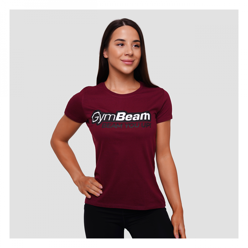 Dámské Tričko Beam Burgundy 