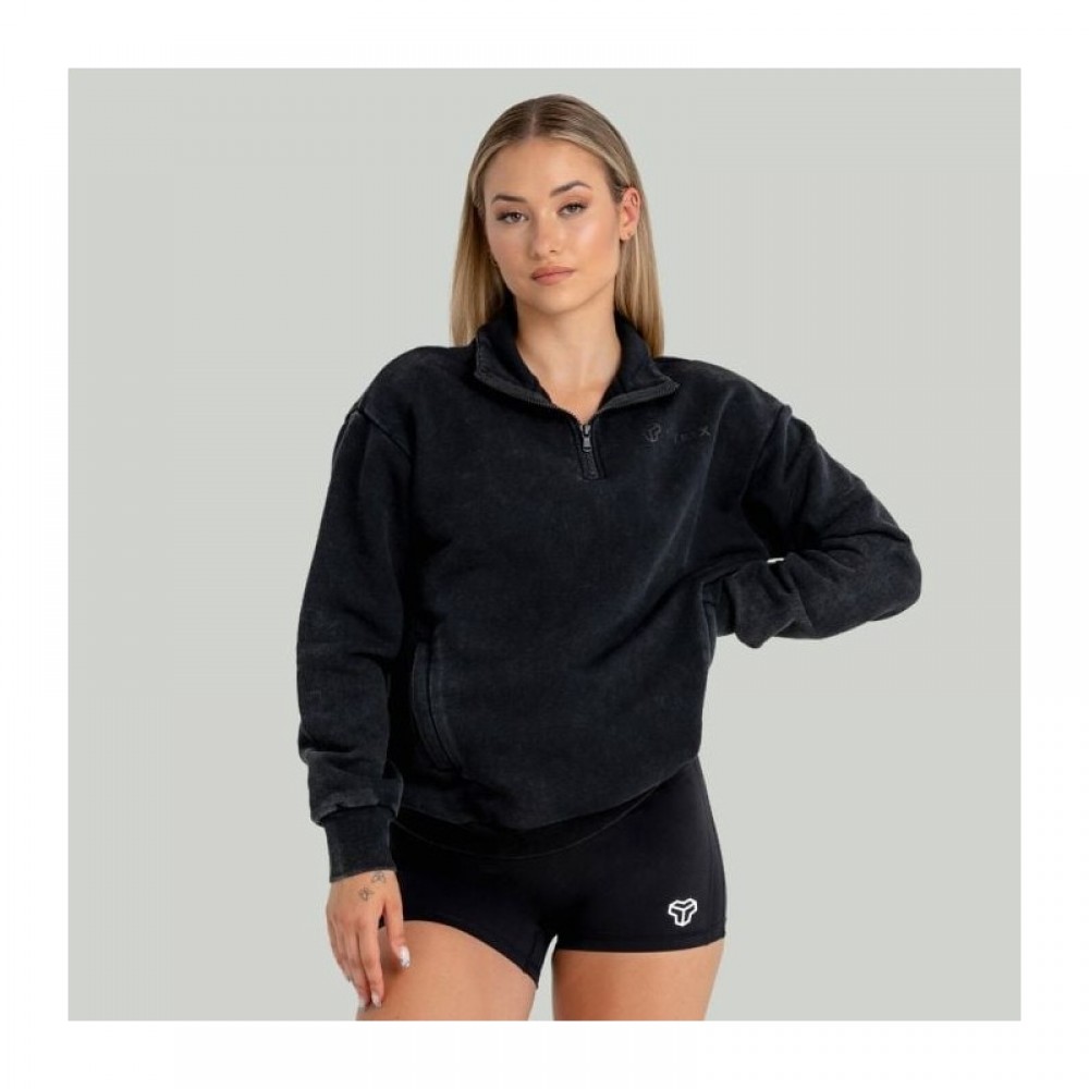 Dámská mikina Washed Black - STRIX 