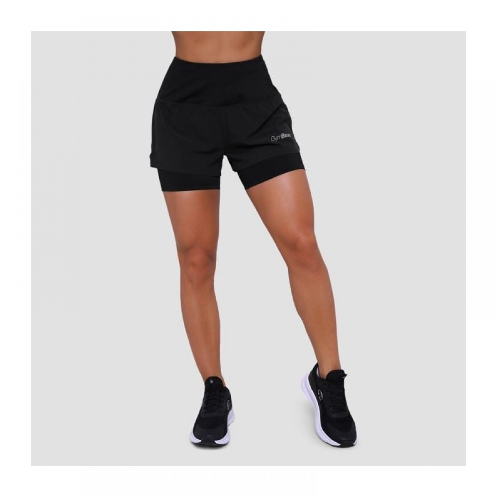 Dámské běžecké šortky 2in1 Pulse Black 