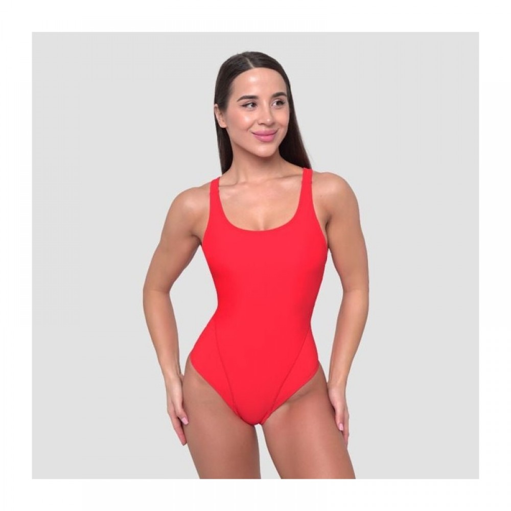Sportovní jednodílné plavky Red 