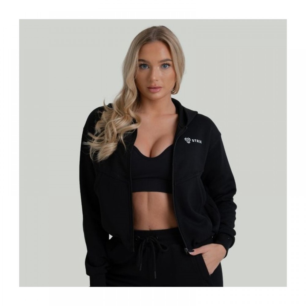 Dámská mikina ZOA Zip-Up Black - STRIX 
