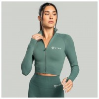 Dámský top Cropped Seamless Moss - STRIX  