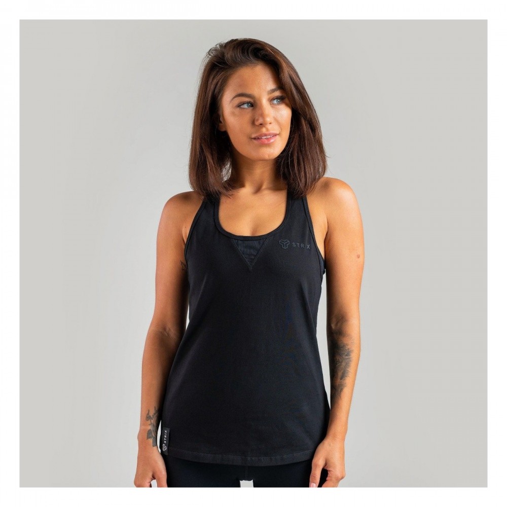 Dámské tílko Essential Tank Black - STRIX 