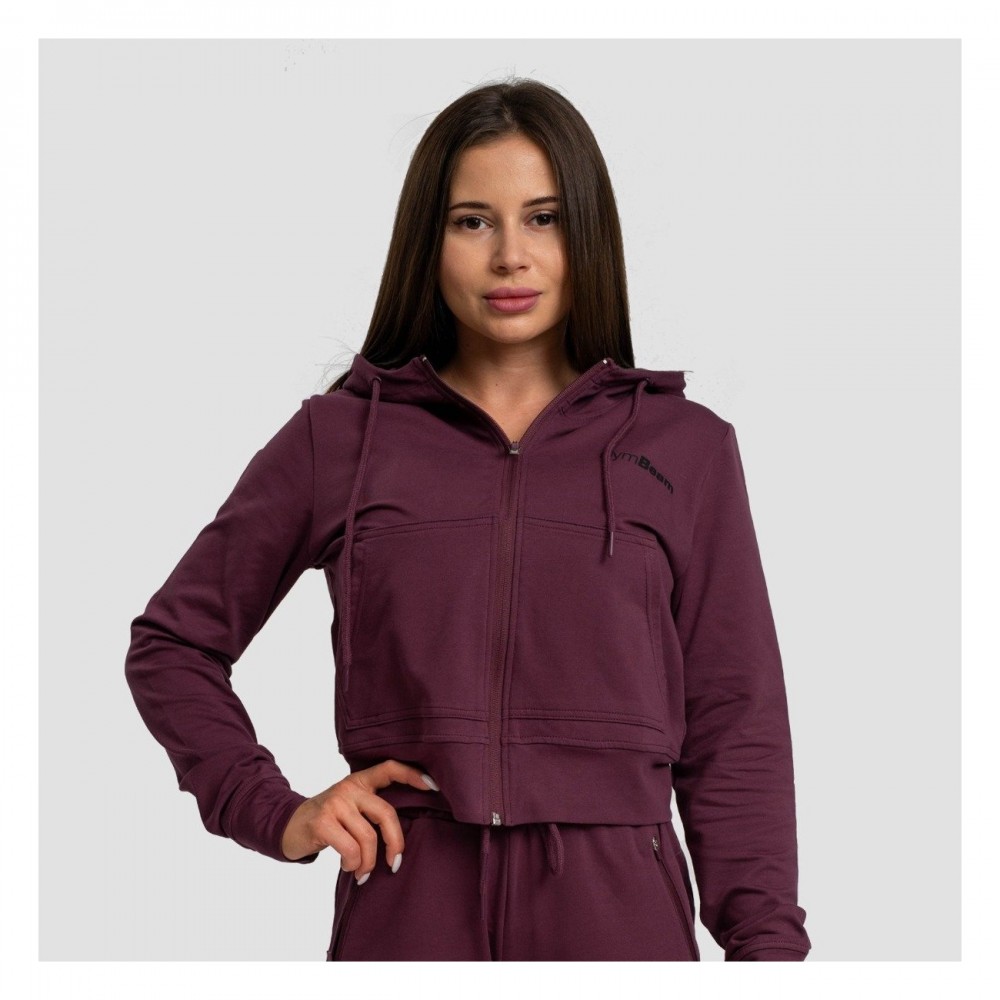 Dámská mikina Zip-up TRN Eggplant 