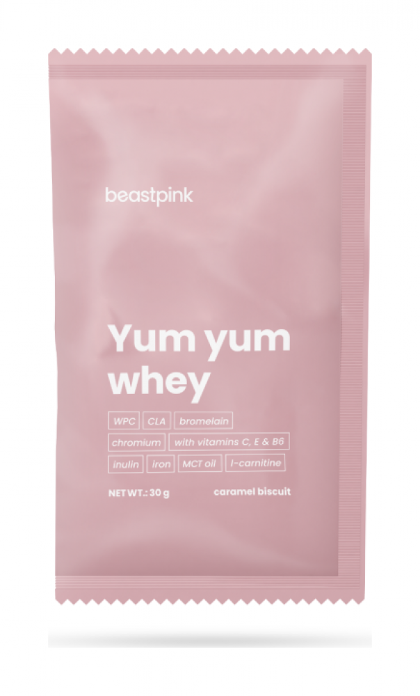 Vzorek proteinu Yum Yum Whey - BeastPink 400 x 30g
