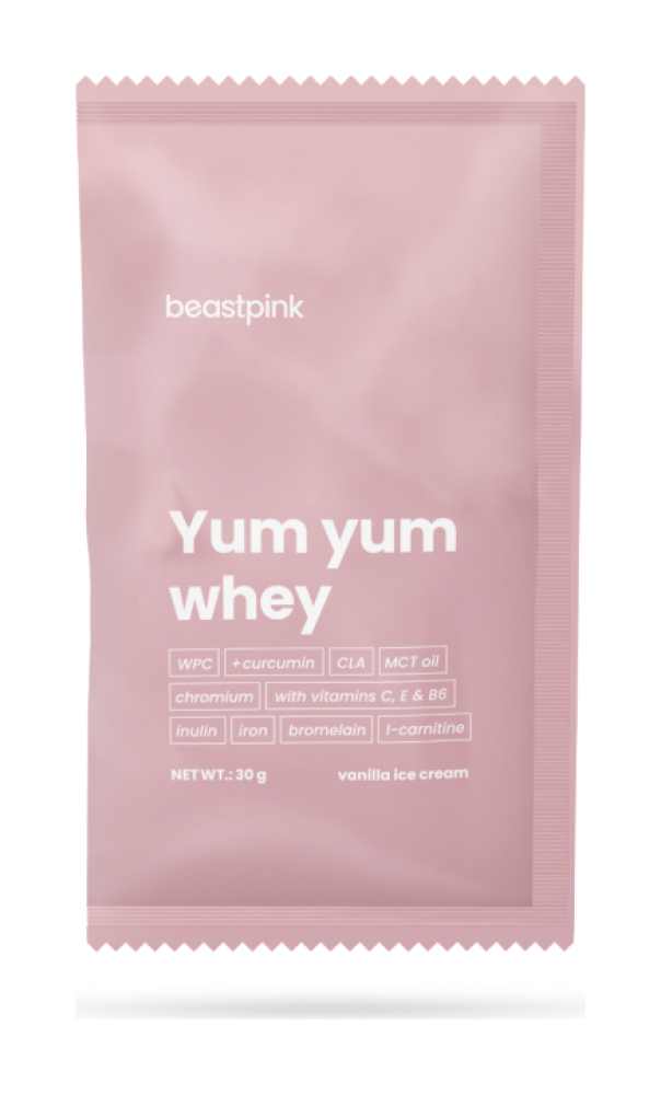 Vzorek proteinu Yum Yum Whey - BeastPink 400 x 30g