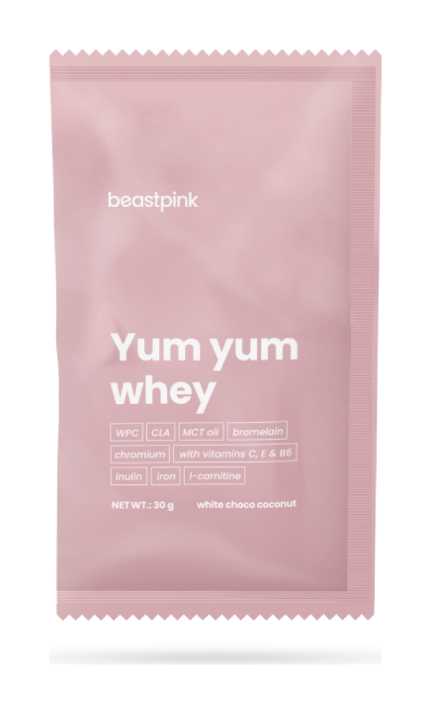 Vzorek proteinu Yum Yum Whey - BeastPink 400 x 30g