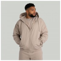 Mikina Zip Taupe - STRIX  